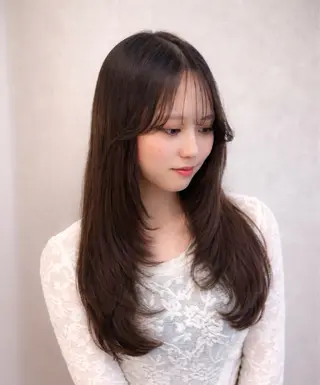 ロング 【ALEAP】 𝐇𝐀𝐊𝐔のヘアスタイル