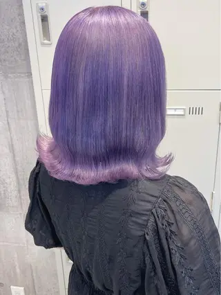 ミディアム カラー パーマ ヘアアレンジ メンズ キッズ ネイル マツエク・マツパ アイブロウ レイヤー/ダブル カラー/YURINAのヘアスタイル