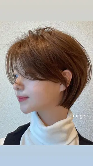 ショート ♡レイヤーボブ パーマ/うらら♡のヘアスタイル