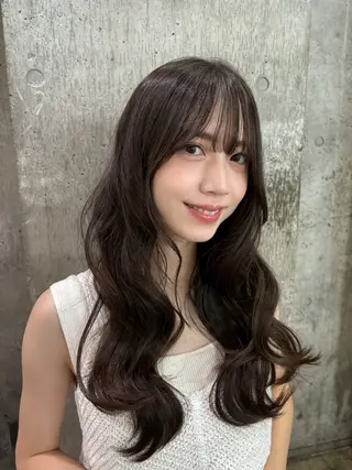 ロング 🌿美髪矯正/ 透明感カラー/ルキのヘアスタイル