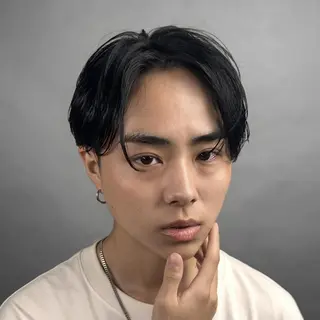 ショート ヘアアレンジ メンズ GLANZ 天神赤坂 メンズサロンのヘアスタイル