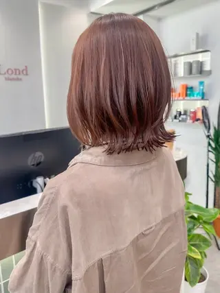 ミディアム 透明感カラー🎀 縮毛矯正🫧Aikaのヘアスタイル