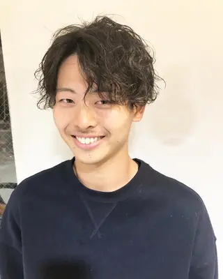パーマ ヘアアレンジ メンズ メンズ特化✂️栗原 侑也のヘアスタイル