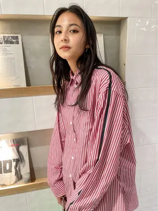 セミロング パーマ 村上雅人 ナチュラルモードのヘアスタイル