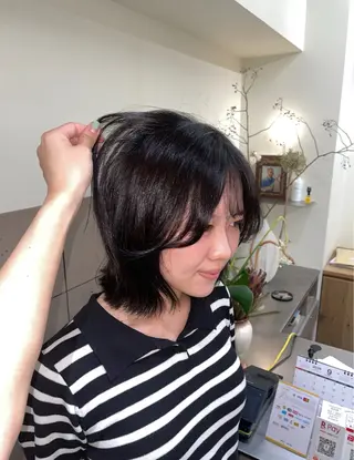 ミディアム カラー JURI /HUIのヘアスタイル