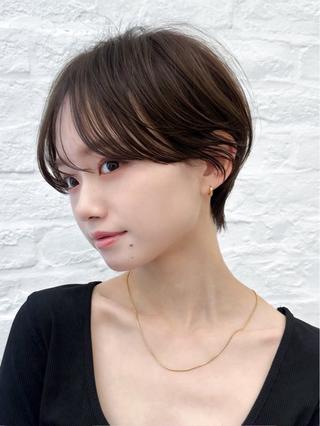 ショート 韓国ヘア/レイヤー/ 顔周り🎀もかのヘアスタイル