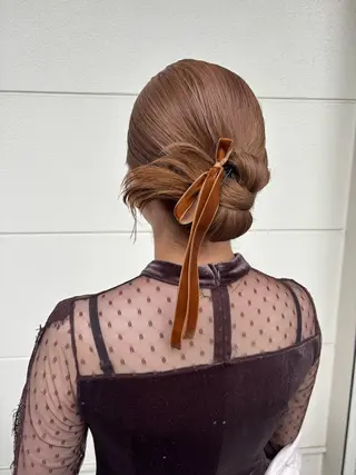 ミディアム 原口 圭織のヘアスタイル