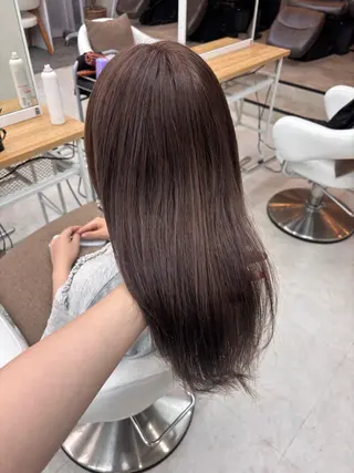 セミロング カラー 𝗆𝗂𝗒𝗎 🐈⬛🎀のヘアスタイル