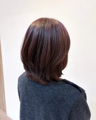 ミディアム 石平 暖のヘアスタイル
