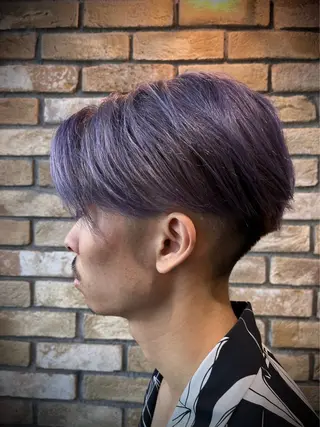 ショート カラー メンズ 渋谷 YUUKIのヘアスタイル