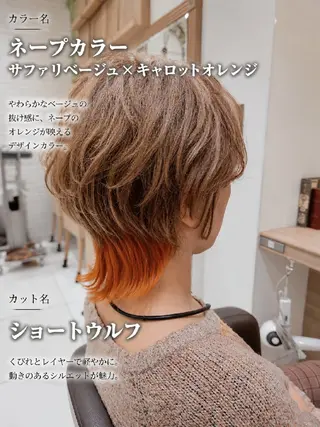 ショート カラー カラー特化🔥中村 和貴＜Ash津田沼＞のヘアスタイル