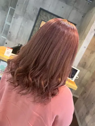 セミロング カラー パーマ ヘアアレンジ メンズ キッズ ネイル マツエク・マツパ アイブロウ ミルクティーハイトー ン💖Mikaのヘアスタイル