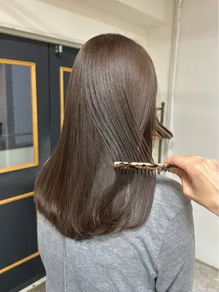 セミロング NAGISA髪質改善 &透明感カラー🪞のヘアスタイル