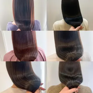 ロング 縮毛矯正×髪質改善 小笠原大樹のヘアスタイル