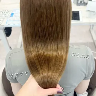 ロング カラー 🤍髪質改善/酸熱× 艶カラー🤍🫧リサのヘアスタイル
