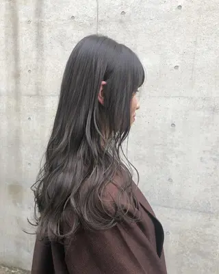 ロング カラー フレンチボブパーマ Yuukiのヘアスタイル