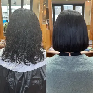 ショート パーマ shiori🎀 / 透明感カラーのヘアスタイル