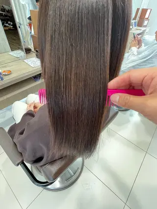 セミロング パーマ 鶴岡で縮毛矯正なら お任せ！ハヤシナオミのヘアスタイル
