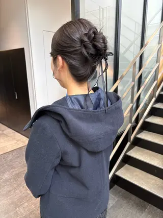 ロング ヘアアレンジ mao | 柔らか艶カラー🫧のヘアスタイル