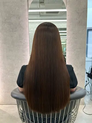 ロング 髪質改善/縮毛矯正 山口蒼太のヘアスタイル
