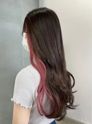 ロング カラー 店長 濱口 花菜 美髪整形のヘアスタイル