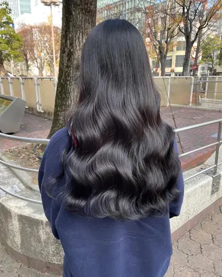 ロング 透明感カラー🇰🇷 レイヤー✨桑原　研太のヘアスタイル