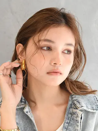 ミディアム EARTH 三木店のヘアスタイル