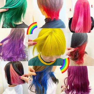 ミディアム カラー 新宿駅近♡個室 ♡関口三都季🌜のヘアスタイル