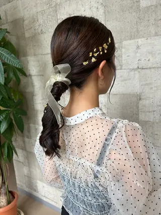 ロング ヘアアレンジ 🍒中川葵久美🍒 レイヤー/メンズのヘアスタイル