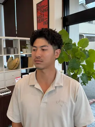 ショート メンズ 作野 凌都のヘアスタイル