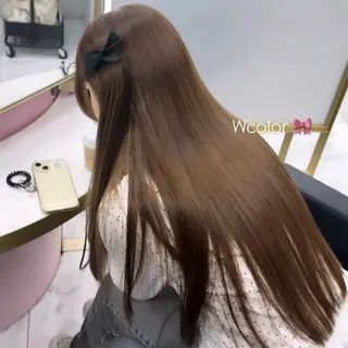 ロング カラー 透明感カラー/アレン ジ/misaki🎀のヘアスタイル