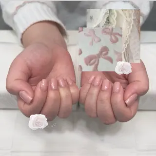 ネイル 🎀RUI🎀ネイル 練習モデル⊹˚₊のネイルデザイン