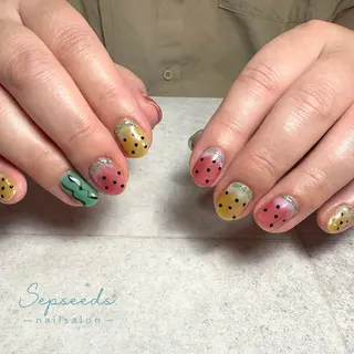 ネイル Sepseeds. 🌱朝9時～OK🤲のネイルデザイン