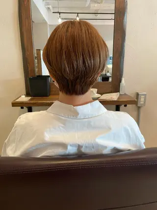 ショート minatsu 東京の技術を京都でのヘアスタイル