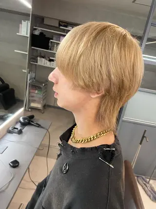 ミディアム カラー メンズ CORE masaのヘアスタイル