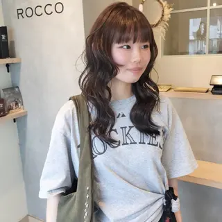 カラー 透明感カラー🫧HI NAKO/ROCCOのヘアスタイル