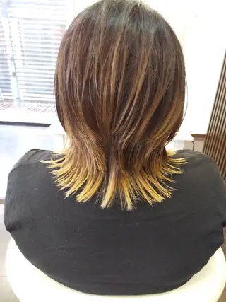 ミディアム 平川 照江のヘアスタイル