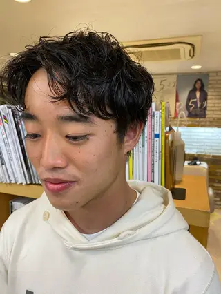 ショート パーマ Moca 〰️のヘアスタイル