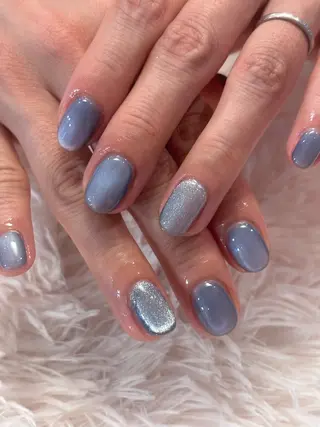 ネイル Lelole 🫧マグネット🫧のネイルデザイン