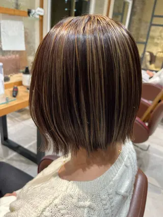 ショート カラー 美髪矯正✨🌷関 郁美🌷のヘアスタイル