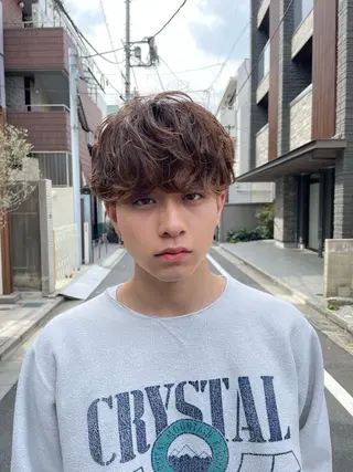 メンズ shun 原宿/表参道のヘアスタイル