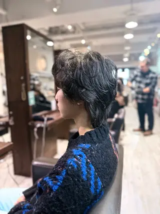 セミロング メンズ 山本 純平のヘアスタイル