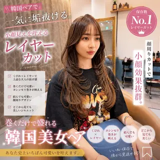 ロング 🎀高級感レイヤー 透明感カラー/慎太郎のヘアスタイル