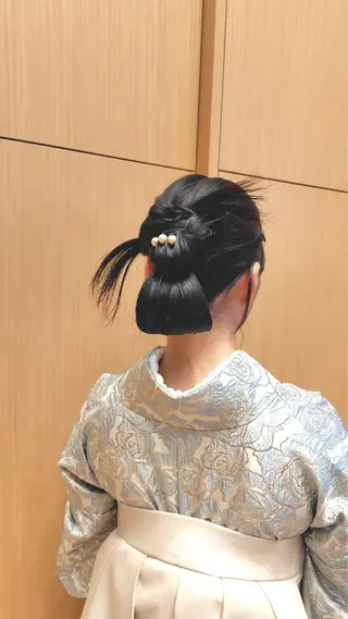 ロング ヘアアレンジ 🐈‍⬛なおカラーモ デル様募集中🎀のヘアスタイル