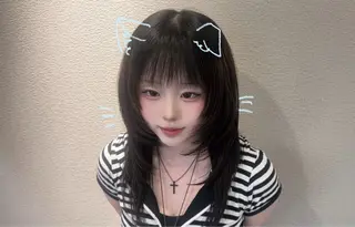 ロング ヘアアレンジ 小野 眞白のヘアスタイル