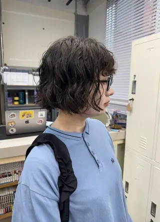 ショート パーマ ひかり HAZELのヘアスタイル