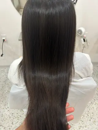 ロング 透明感カラー 莉々子のヘアスタイル