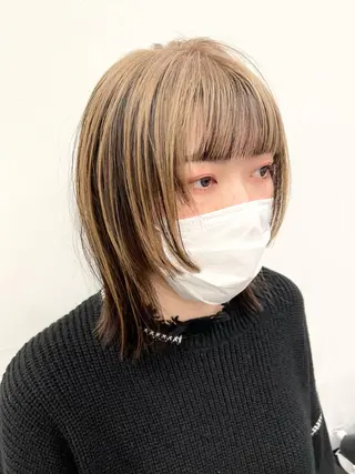 ミディアム カラー ヘアアレンジ HARU//原宿🤍 リピート率NO.1のヘアスタイル