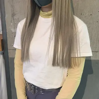 ロング kiyono ⭐︎ダブルカラーのヘアスタイル