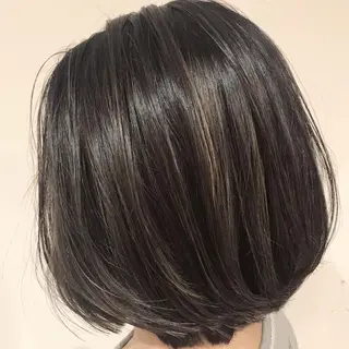ショート カラー 髪質改善カラー韓国風 レイヤーtudaのヘアスタイル